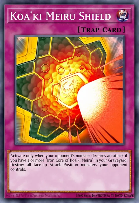 Koa'ki Meiru Shield trading card