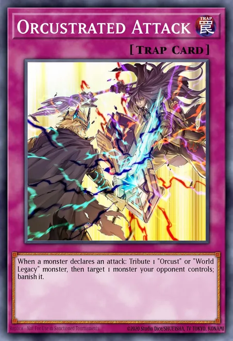 Orcustrated Attack trading card