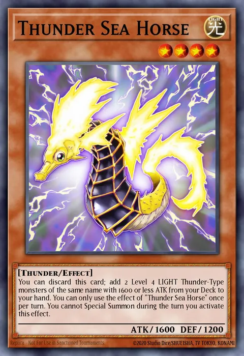Thunder Sea Horse trading card