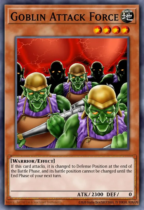 Goblin Attack Force trading card