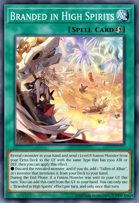 Branded in High Spirits trading card