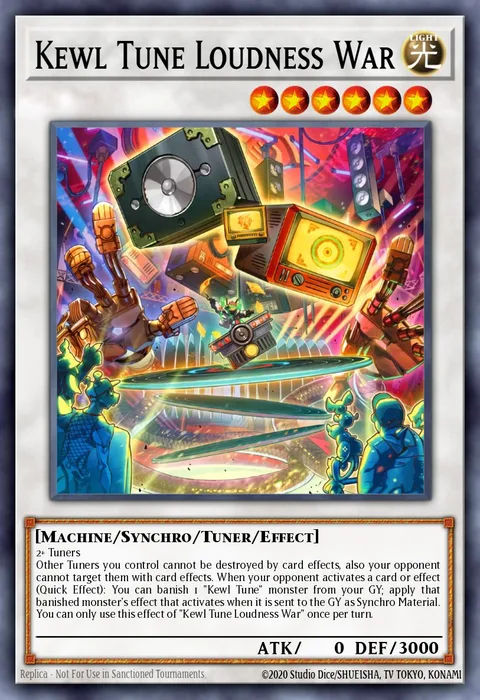 Kewl Tune Loudness War trading card