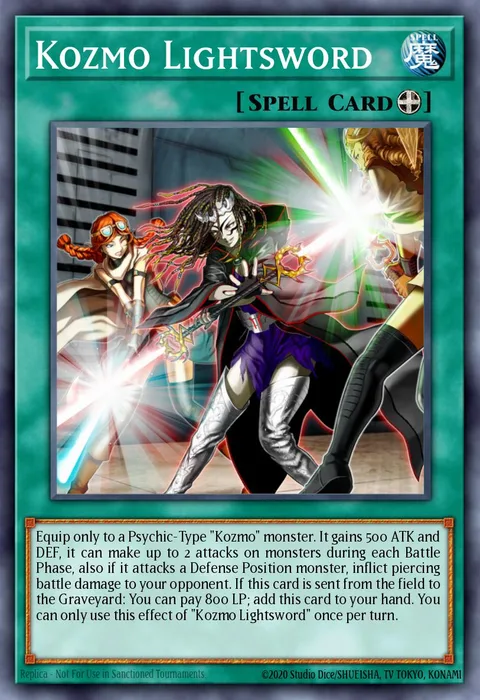 Kozmo Lightsword trading card