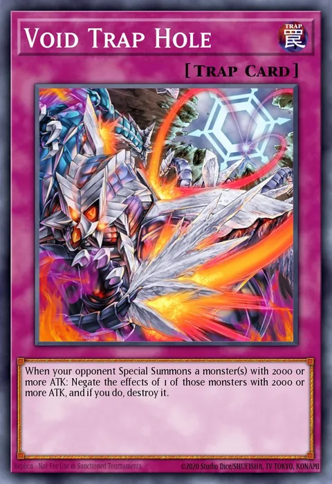 Void Trap Hole trading card