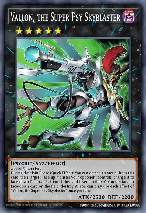 Vallon, the Super Psy Skyblaster trading card