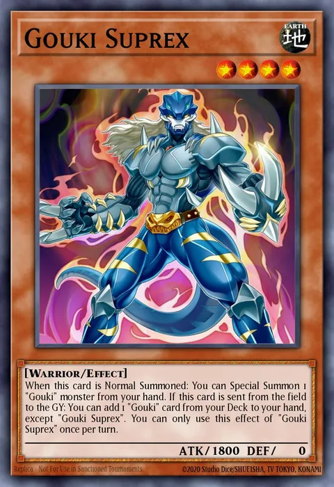 Gouki Suprex trading card