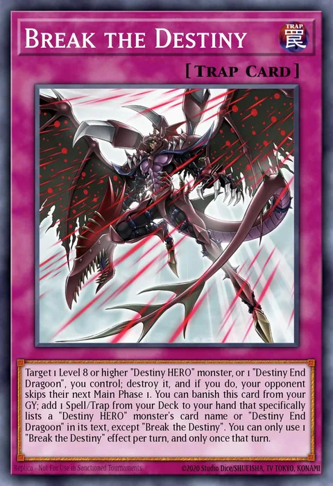 Break the Destiny trading card