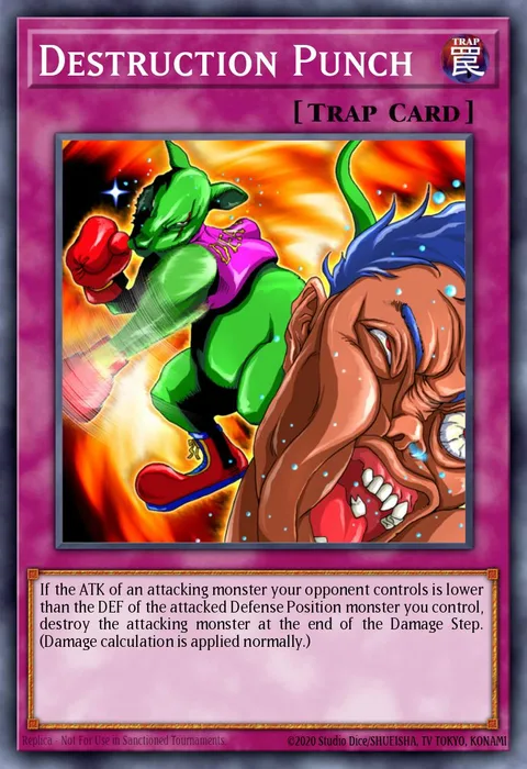Destruction Punch trading card