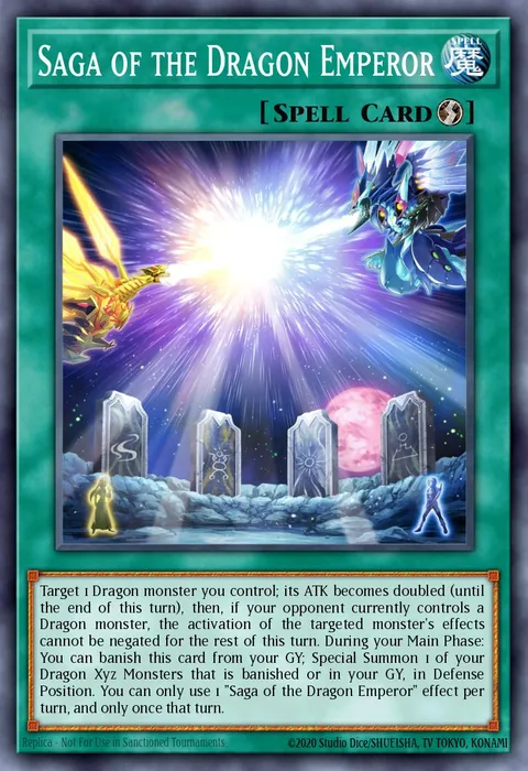 Saga of the Dragon Emperor trading card