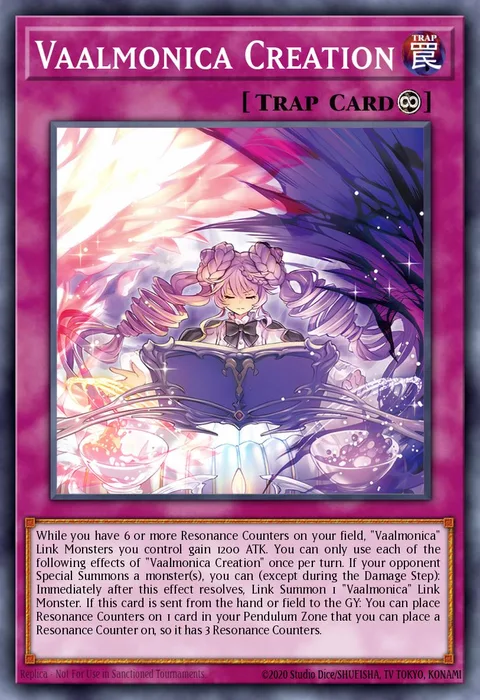 Vaalmonica Creation trading card