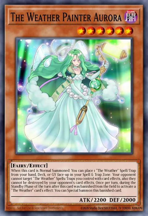 The Weather Painter Aurora trading card