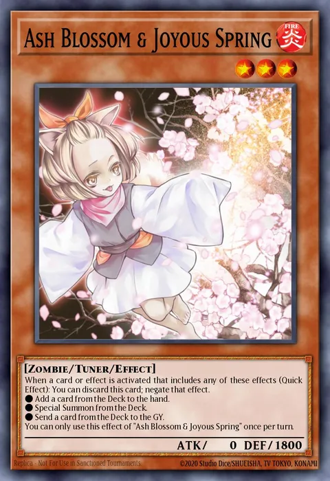 Ash Blossom & Joyous Spring trading card
