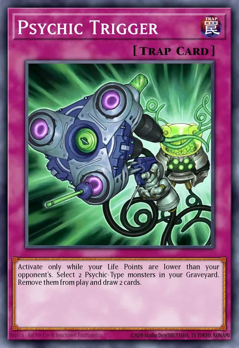 Psychic Trigger trading card