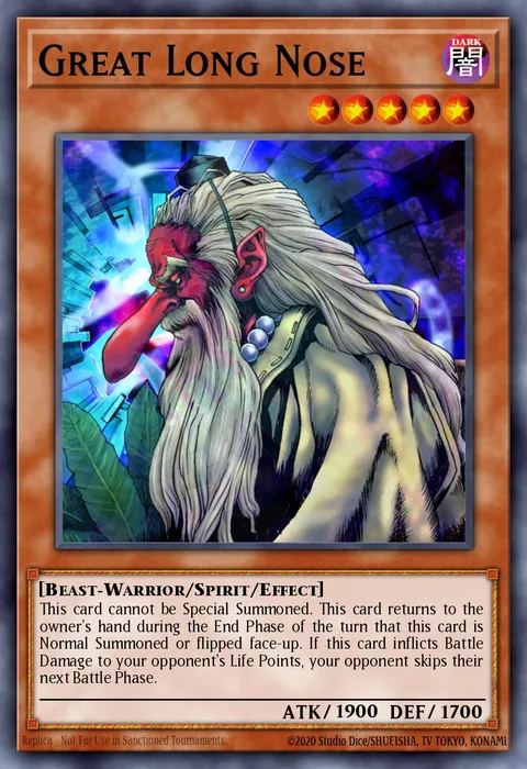 Great Long Nose trading card