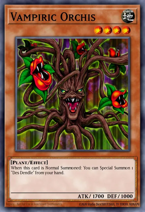 Vampiric Orchis trading card