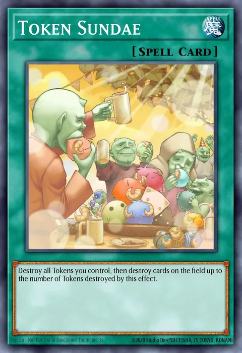 Token Sundae trading card