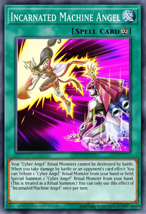 Incarnated Machine Angel trading card