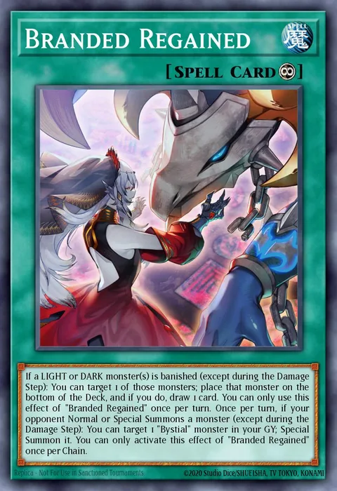 Branded Regained trading card