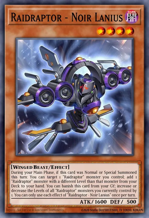 Raidraptor - Noir Lanius trading card