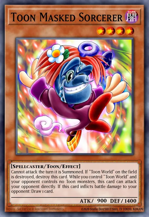 Toon Masked Sorcerer trading card