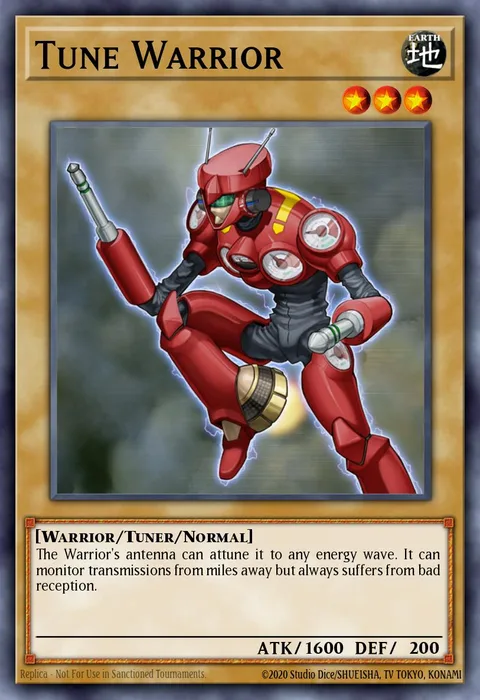Tune Warrior trading card