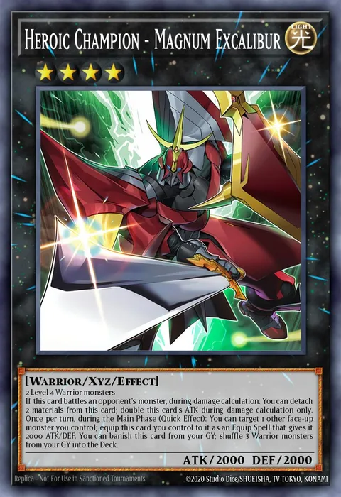 Heroic Champion - Magnum Excalibur trading card
