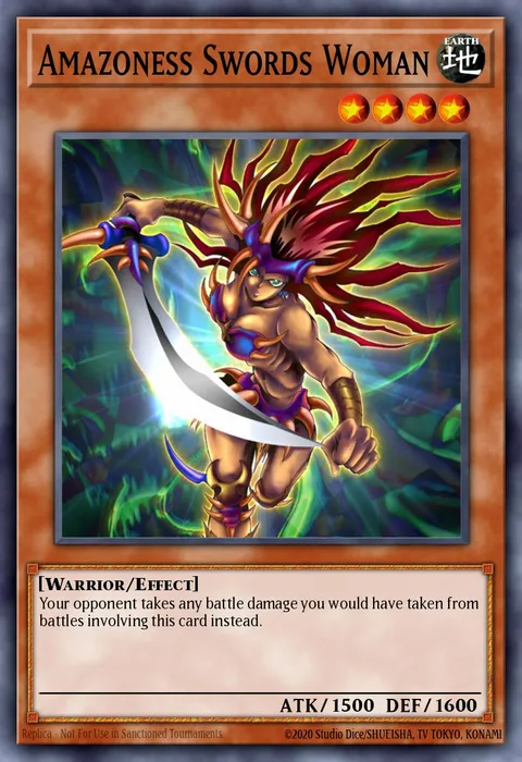 Amazoness Swords Woman trading card