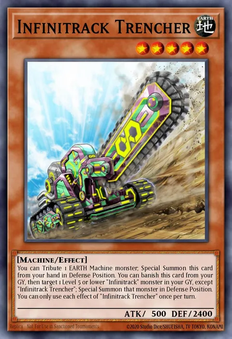 Infinitrack Trencher trading card