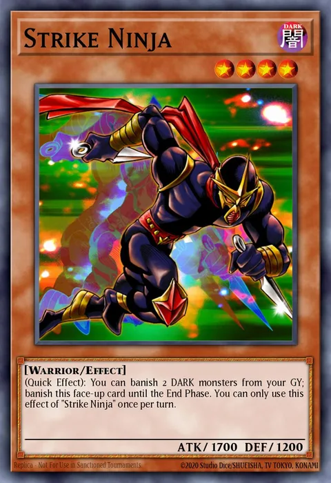 Strike Ninja trading card