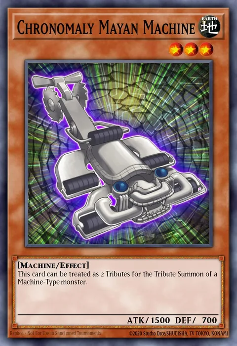 Chronomaly Mayan Machine trading card