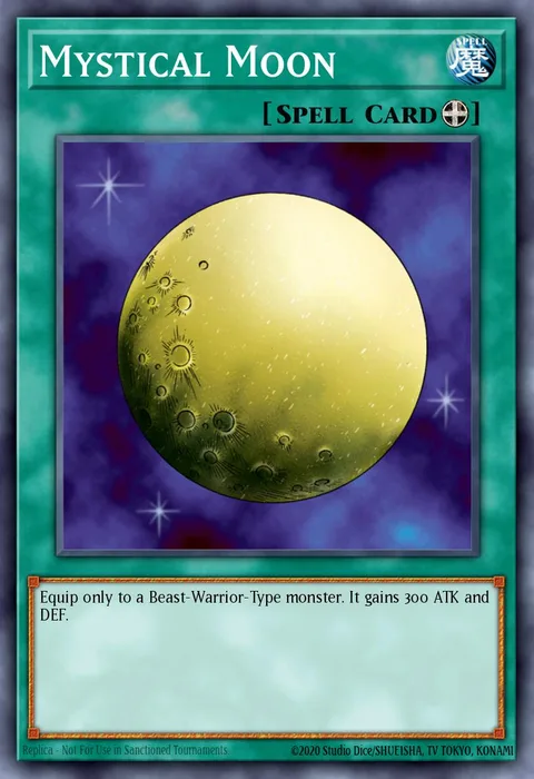 Mystical Moon trading card