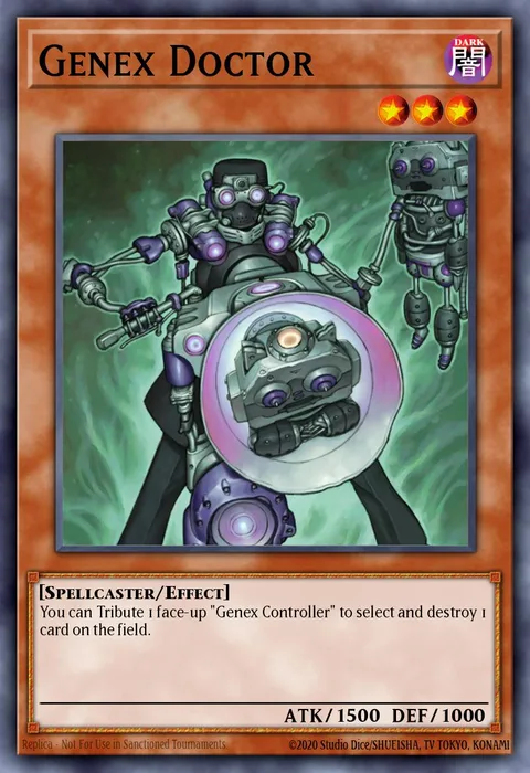 Genex Doctor trading card