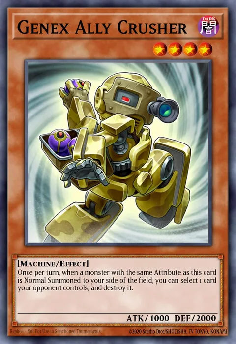 Genex Ally Crusher trading card