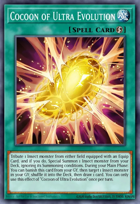 Cocoon of Ultra Evolution trading card