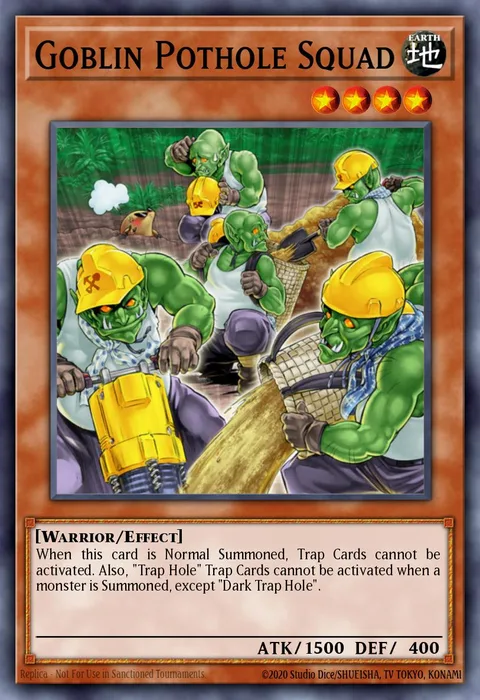 Goblin Pothole Squad trading card