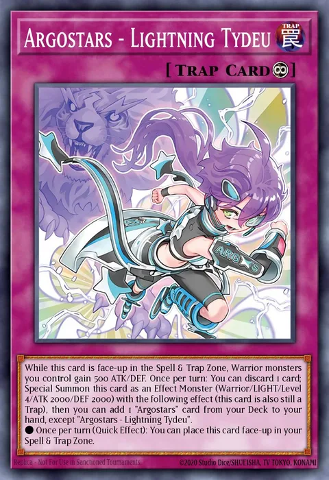 Argostars - Lightning Tydeu trading card