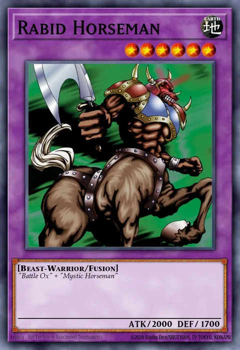Rabid Horseman trading card