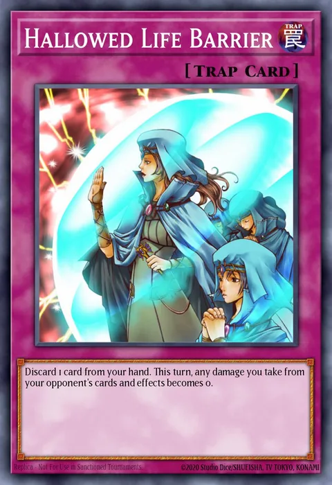 Hallowed Life Barrier trading card