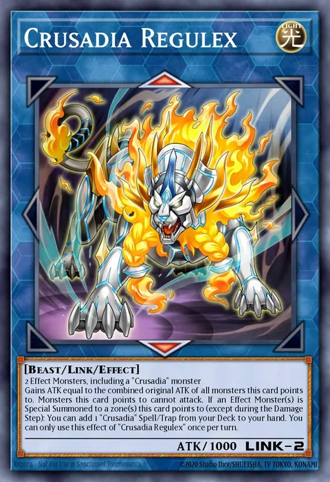 Crusadia Regulex trading card