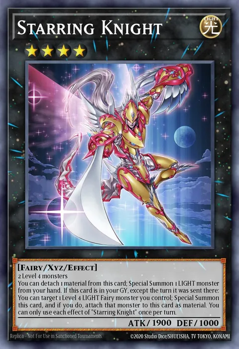 Starring Knight trading card