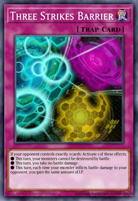 Three Strikes Barrier trading card