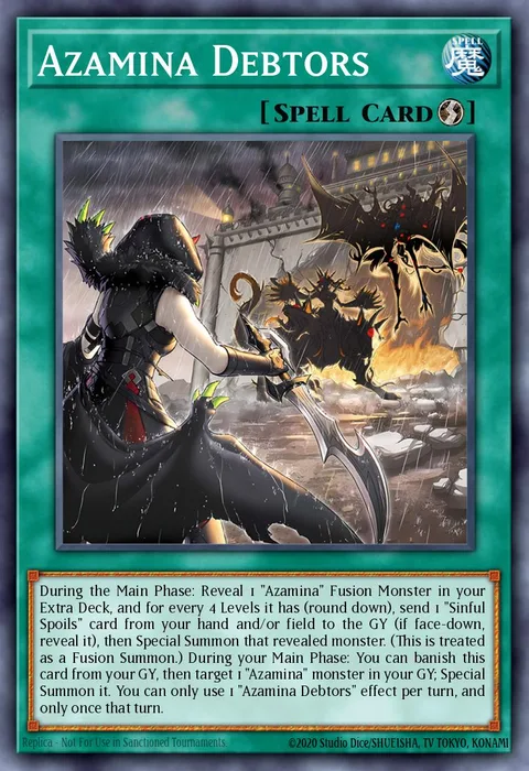 Azamina Debtors trading card