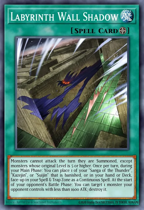 Labyrinth Wall Shadow trading card