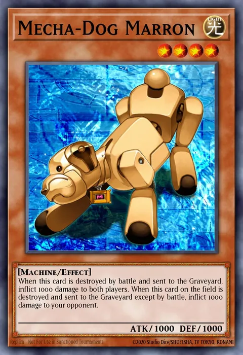 Mecha-Dog Marron trading card