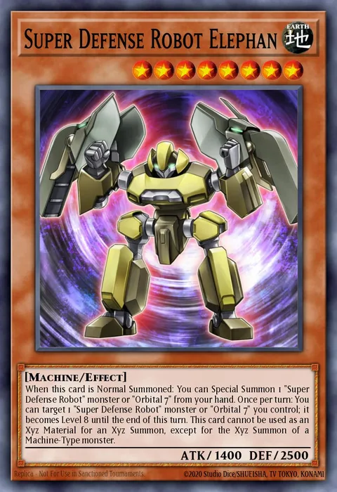 Super Defense Robot Elephan trading card