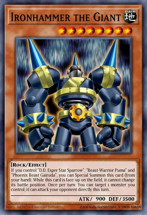 Ironhammer the Giant trading card