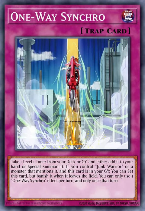 One-Way Synchro trading card