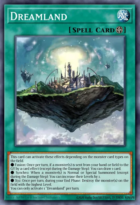 Dreamland trading card