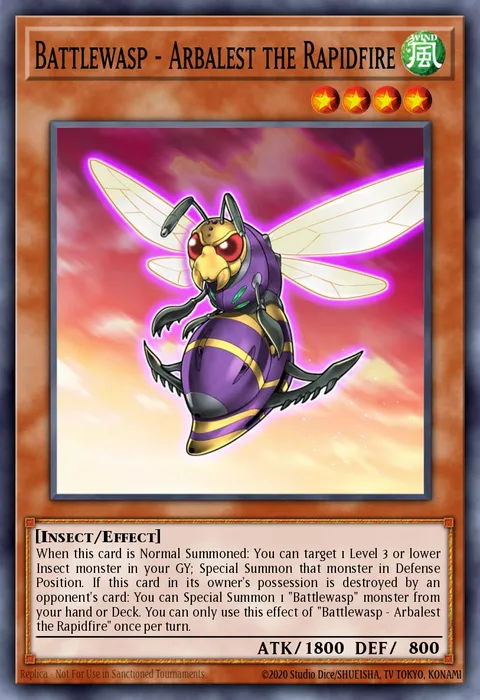 Battlewasp - Arbalest the Rapidfire trading card