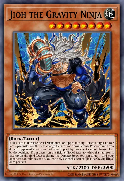 Jioh the Gravity Ninja trading card